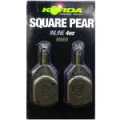 Грузило Korda Square Pear Inline 4,0oz 112г