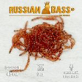 Силиконовая приманка Russian Bass Мотыль искусственный 48 мм. цвет #022, активный аттрактант.