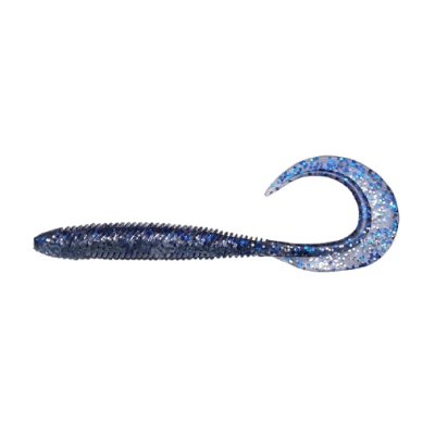 Силиконовая приманка Megabass Kemuri Curly 2,5" цв. iwashi