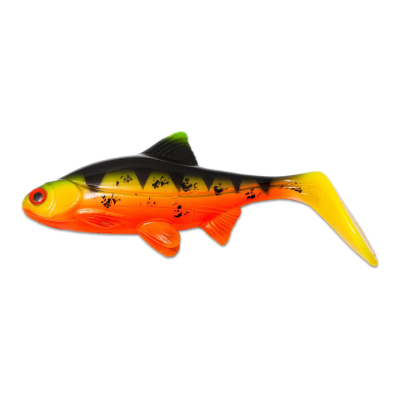 Приманка силиконовая XXL Strike Pro OlaLures Hooligan Roach 21см 120гр - Fire Tiger
