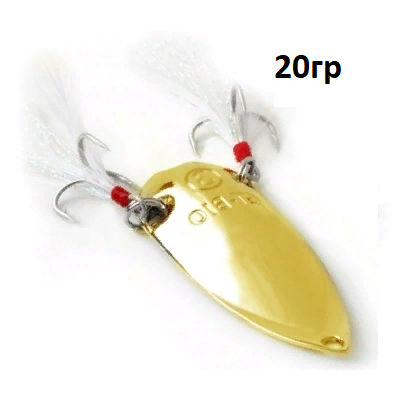 Блесна GT-BIO Cicada Spoon II 5.6см, 20гр, золото