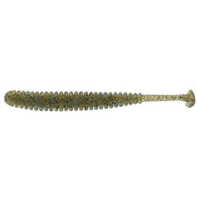 Силиконовая приманка Reins Aji Adder Shad 3" цв. 009 Green Pumpkin All Stars