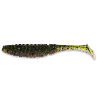 Силиконовая приманка Herakles Ghost Shad 8,5cm цвет GREEN SHAD