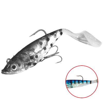 Силиконовая приманка оснащенная Mikado Crystal Fish WXH-66-8см цв. 41 (1уп.-2шт.)