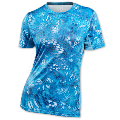 Футболка женская Veduta Air серия UPF50+ Reptile Skin Blue Water р.XS