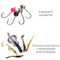 Вольфрамовая джиг-головка Crazy Fish 1,45г цвет золото