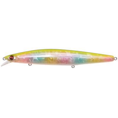 Воблер Megabass Marine Gang Cookai 140F цв. Shell Skin Chart Back Rainbow