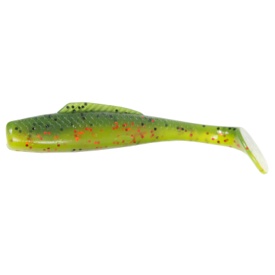 Силиконовая приманка Kaida Squid 3.8" 10cm 9g Green Lemon-6tails HT#007