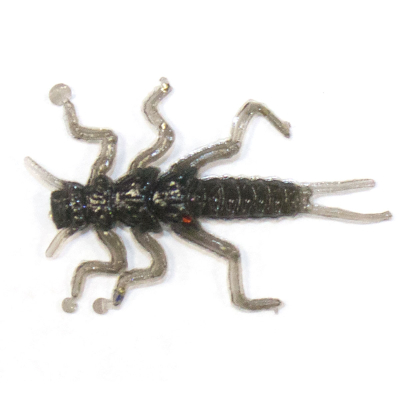 Силиконовая приманка Prizyor Stone Fly 1" (25mm) цвет 007 Чёрный