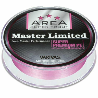 Шнур плетеный Varivas Master Limited Premium PE 75m - 0.074mm (pink)