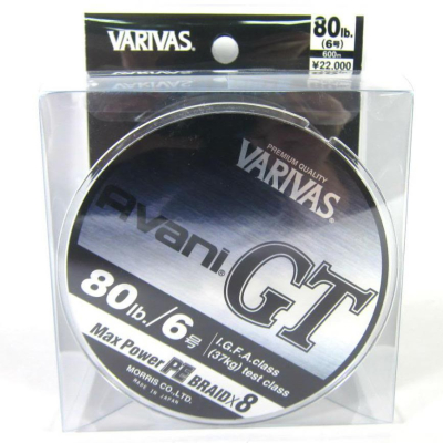 Шнур плетеный Varivas Avani GT Max Power 600m, #6, 80lb