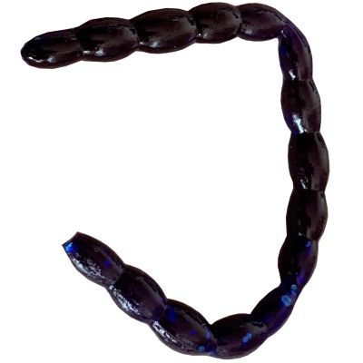 Силиконовая приманка Pike Hunter JimWorm 3.5" 8.5 см. #004 Violet (UV) (12 шт)