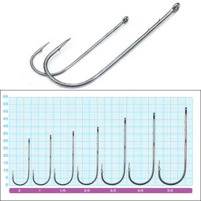 Одинарный крючок Owner 5100 Straight Shank №4/0