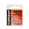 Крючки Kamasan B532-12 Crystal long shank red (10шт.)