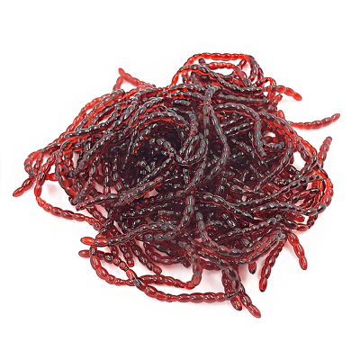 Силиконовая приманка МикроDжиг Мотыль цвет Рубиновый