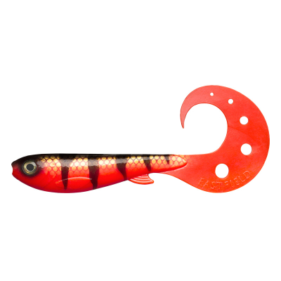 Силиконовая приманка XXL Eastfield Wingman Curly 23см 77гр цв. Red Tiger