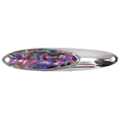 Блесна Boggy Urizun Spoon Abalone 10g цв. BLACK/SILVER