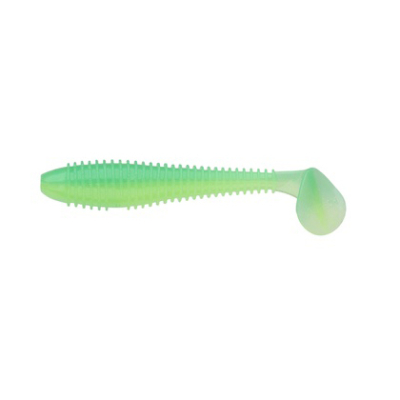 Силиконовая приманка Keitech Swing Impact FAT 3.3" - EA#11 Lime Chartreuse Glow