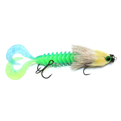 Приманка RSK Fishing MAUS M (диаметр головы 15,5 mm) 18см 45гр тело цвет 001 песочно-белая голова