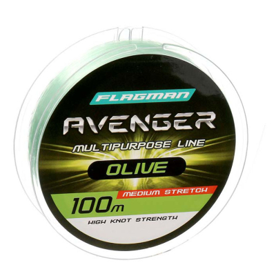 Леска Flagman Avenger Olive 100m 0,35mm