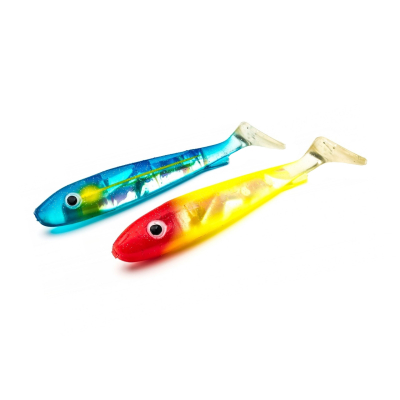 Силиконовая приманка Svartzonker Flash Series McRubber 21cm 88гр 2шт  Blue Sardine & Clown