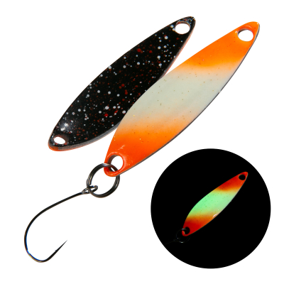 Блесна колеблющаяся Trout Bait Hulk 2.8 гр. цв. 63 (Glow)