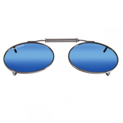 Накладки Flying Fisherman 7506SM Clip-On / Large Oval, Assorted, Smoke/Blue Mirror