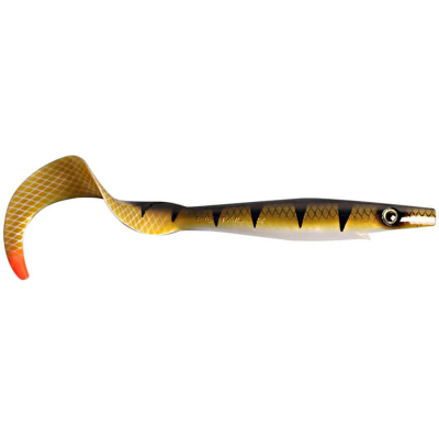Силиконовая приманка Strike Pro Pig Tail Junior 230мм 37гр. цвет Natual Perch OB (уп./2шт.) (SP-172R#140)