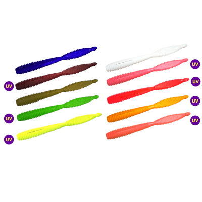 Силиконовая приманка Zombie ZWorm (Червь) цвет mix10x1- floating (ZW75FMIX#33CH)