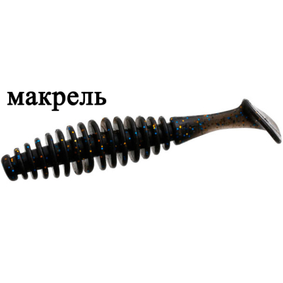 Мягкая приманка Flagman Prime 4" цв. black phantom 5pc macrell