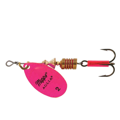Блесна вращающаяся Mepps Aglia Fluo Rose №2                