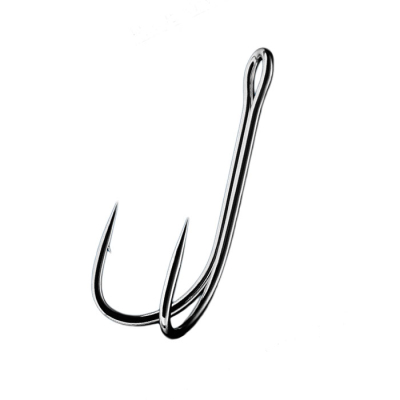 Крючки двойные Sprut Kiba SD-36 NK #1 (Double Round Bend Hook Nickel) 1упак*5шт