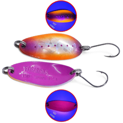 Блесна Kosadaka Trout Police Indi Spoon 3.2g , 32mm, цвет AD03