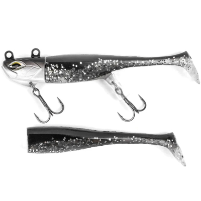 Оснащенная виброхвостом джиг-головка Noeby NBL1601 11cm/28g цв. NW220