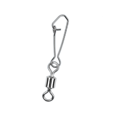 Карабин с вертлюгом Sprut SS-21 BN  #3/35kg (Rolling Swivel with Hooked Snap) 1упак*6шт