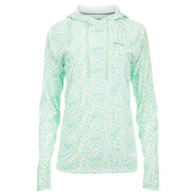 Термофутболка Simms Women's Solarflex Hoody - Print, Melon Schoolies, XS
