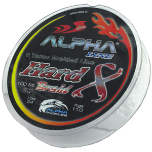 Шнур плетеный Alpha Line Hard Braid 8 Yarns Dyneema 100m 0,14mm 10 Spools Pack