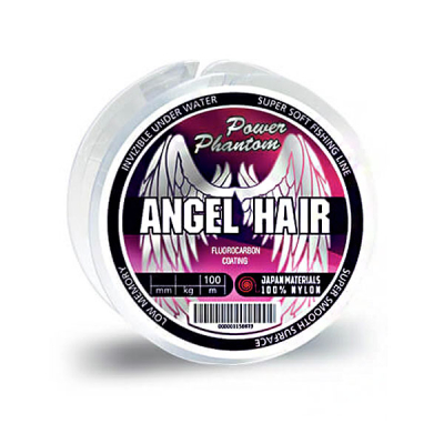 Леска Power Phantom Angel Hair Clear 100m 0,12mm, 1,5kg