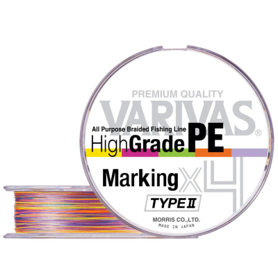 Плетеный шнур Varivas High Grade PE x4 Marking TYPE II 150m #0.6