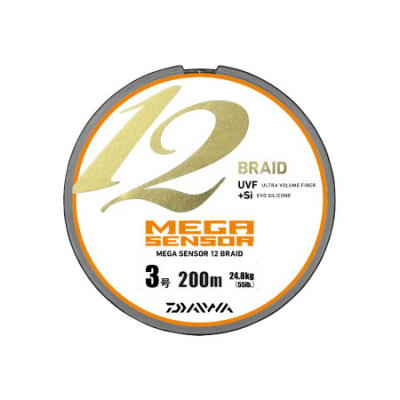 Шнур PE Daiwa Mega Sensor 12 Braid 200m #3