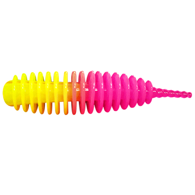 Силиконовая приманка Trout Bait Jumbo 50 Сыр цв. 26 (Lemon-Pink)