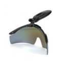 Очки поляризационные Yoshi Onyx с креплением на бейсболку, синие линзы