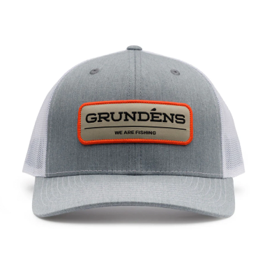 Кепка Grundens We Are Fishing Trucker, Heather Grey/White, One Size