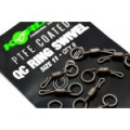 Вертлюг быстросъемный с кольцом Korda PTFE QC Ring Swivel №8