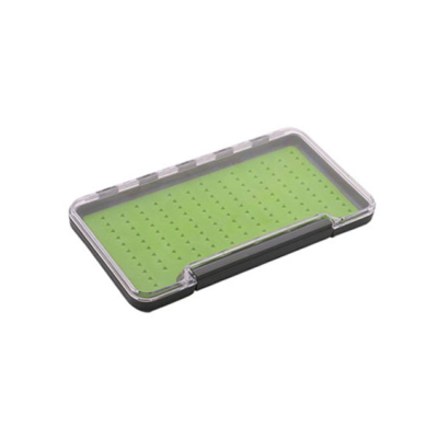 Коробка TFF Silicone Slim Waterproof Fly Box L 187-102-16mm Gray