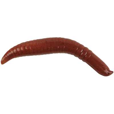 Форелевая силиконовая приманка Berkley Floating Pinched Crawler 5cm Личинка Крупная - Nightcrawler