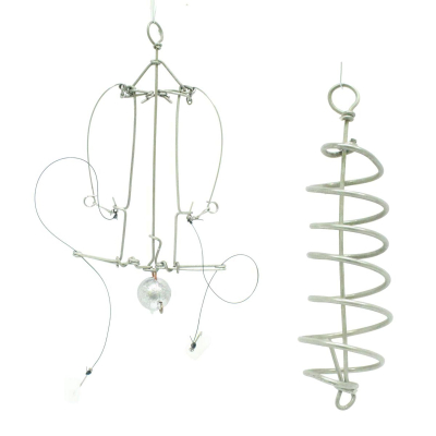 Самоподсекающая кормушка СКСС 3/ 2 подсекателя, крючок №8, леска 0,3