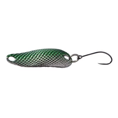 Блесна колеблющаяся Fish Image Diamond 2.5g цв. Jungle Green Silver JGR S #217