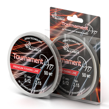Леска Allvega Tournament pro (50м) прозрачная - 0.16мм (TPRO5016)