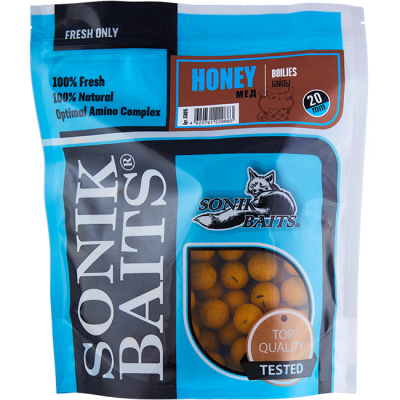 Бойлы тонущие Sonik Baits Boilies 20мм 0,75кг HONEY